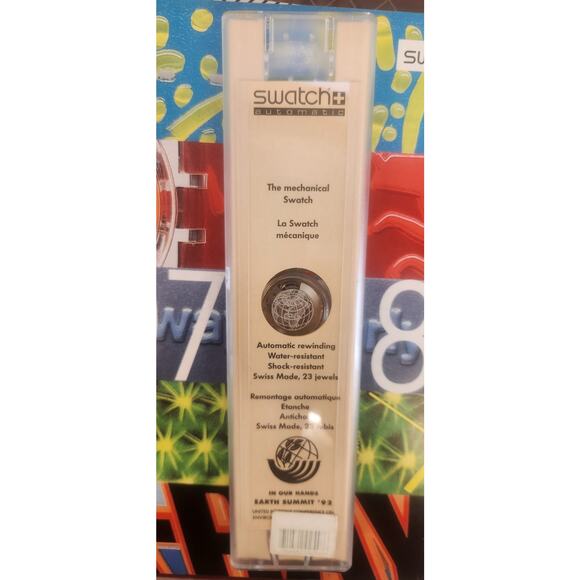 Swatch TIME TO MOVE SAK102 1992 Automatic 23 Jewles watch New Old Stock - Picture 9 of 9